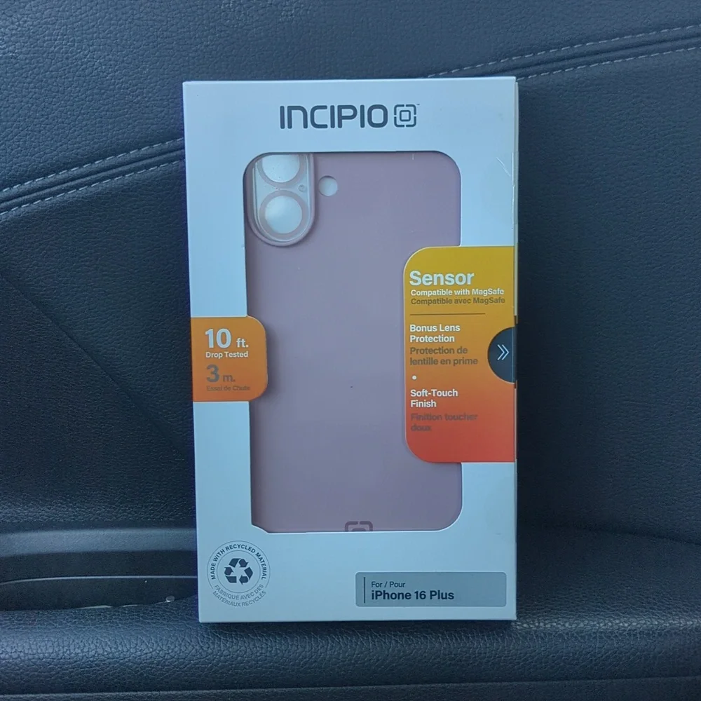 Blush Pink iPhone 16 Soft Phone Case - Incipio MagSafe Sensor‎ NIB